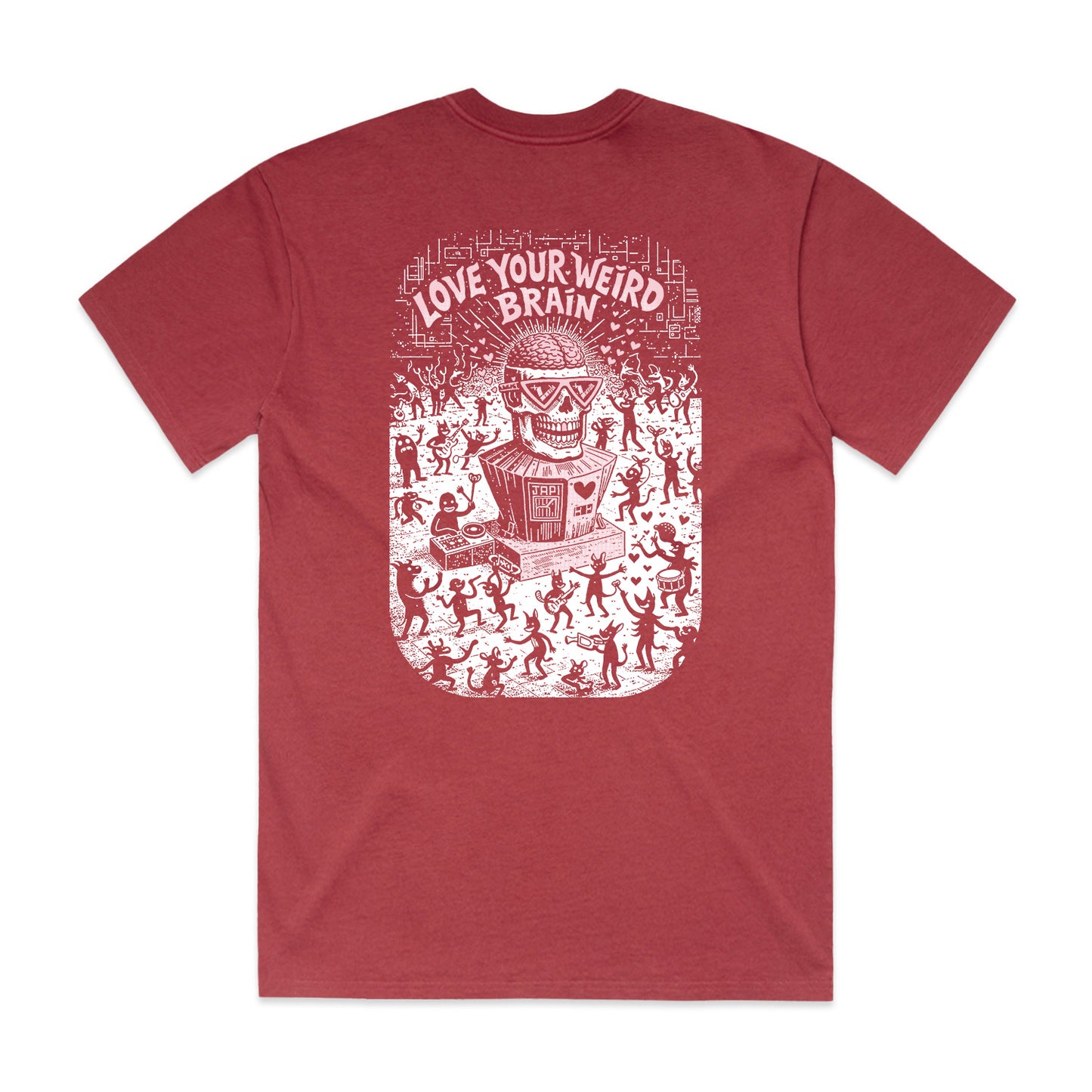 Brain Love Over Size T-Shirt