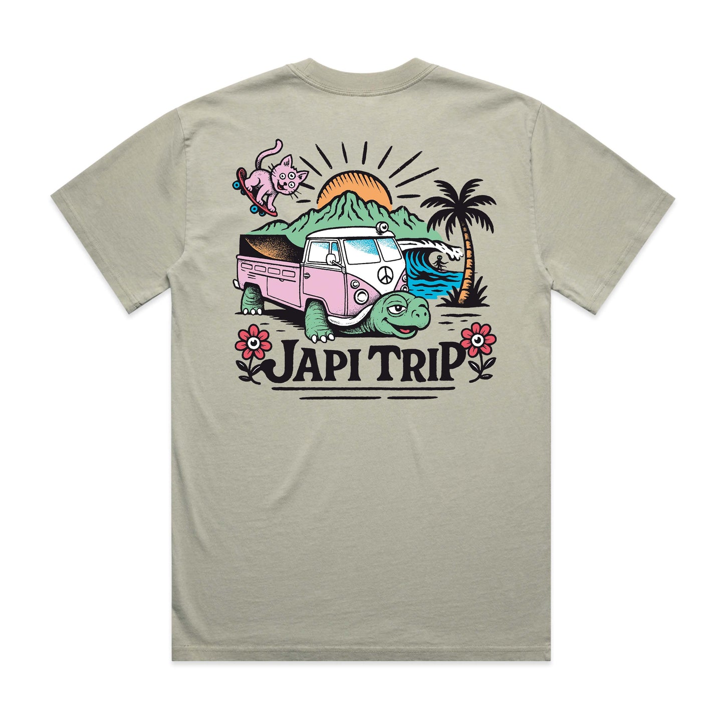 Sunset Cruise Over Size T-Shirt