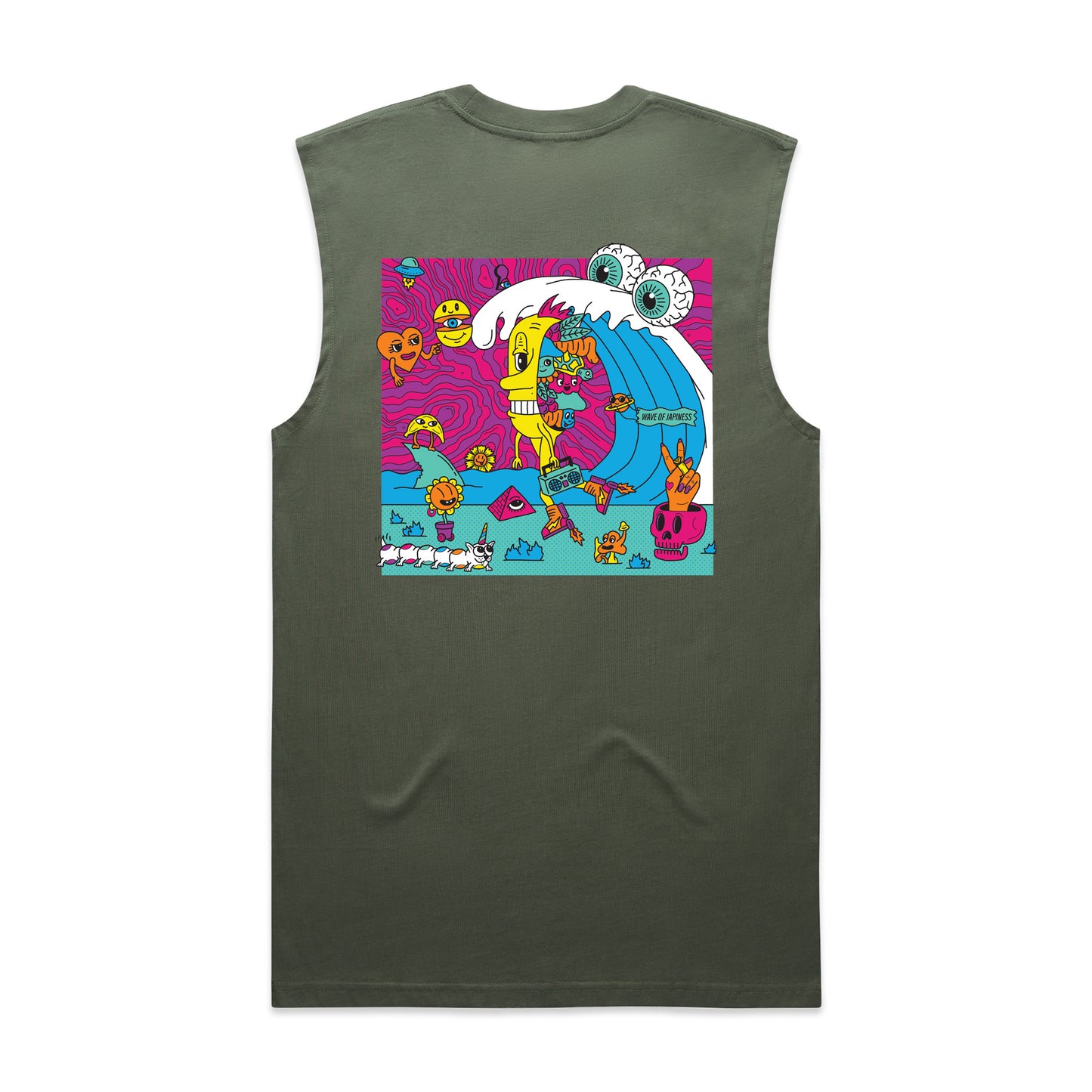 Japi Wave Sleeveless T-Shirt