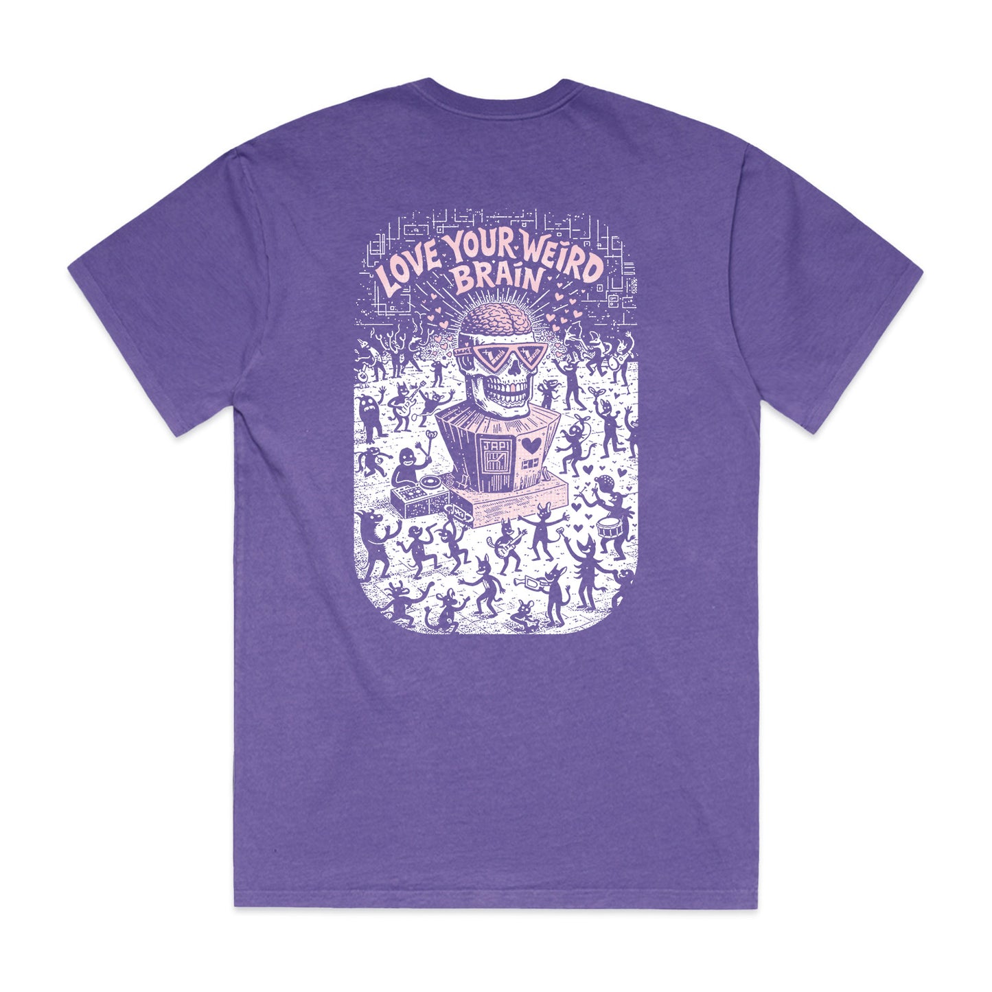 Brain Love Over Size T-Shirt