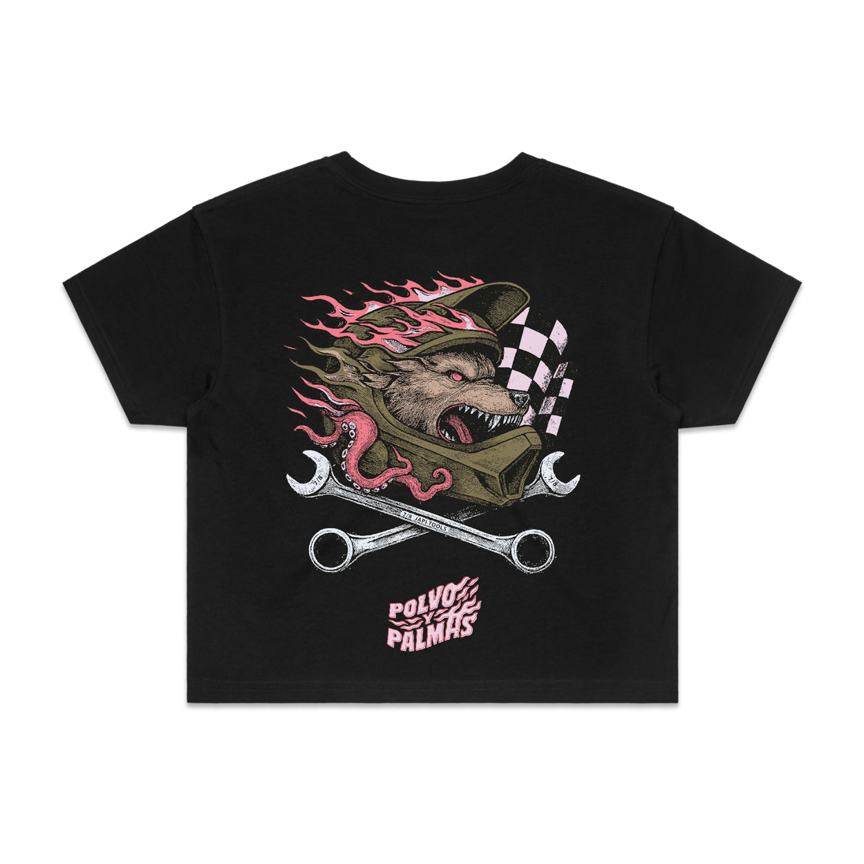 The Race Wolf Crop Top