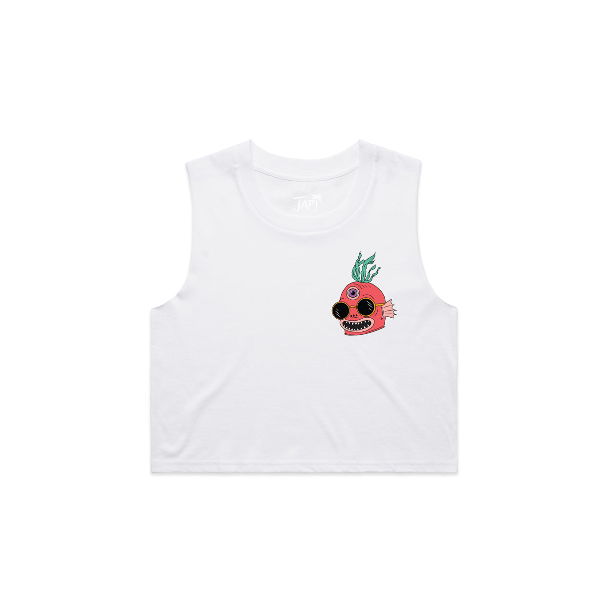 Come Fly With Me Sleeveless Crop Top