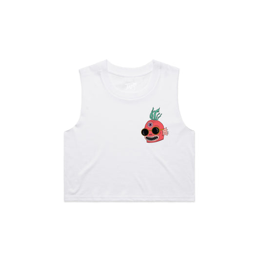 Come Fly With Me Sleeveless Crop Top